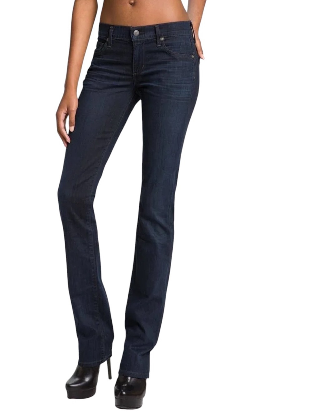 Citizens‎ of Humanity Ava Low Rise Straight Leg Jeans Dark Wash 30